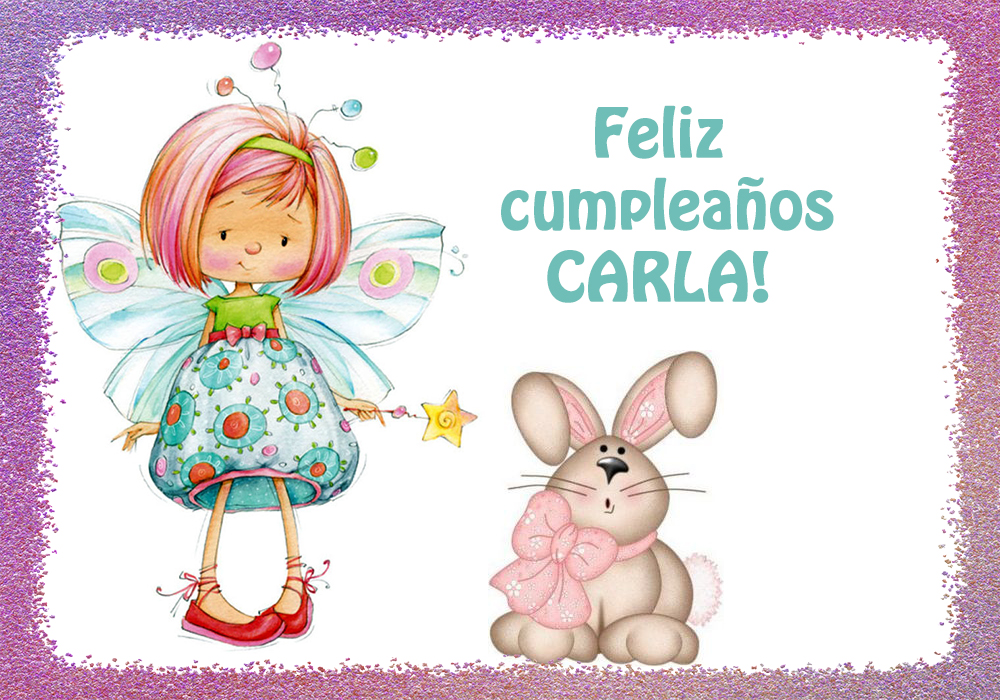 Feliz cumpleaños Carla.