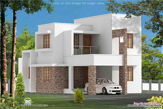 simple contemporary villa