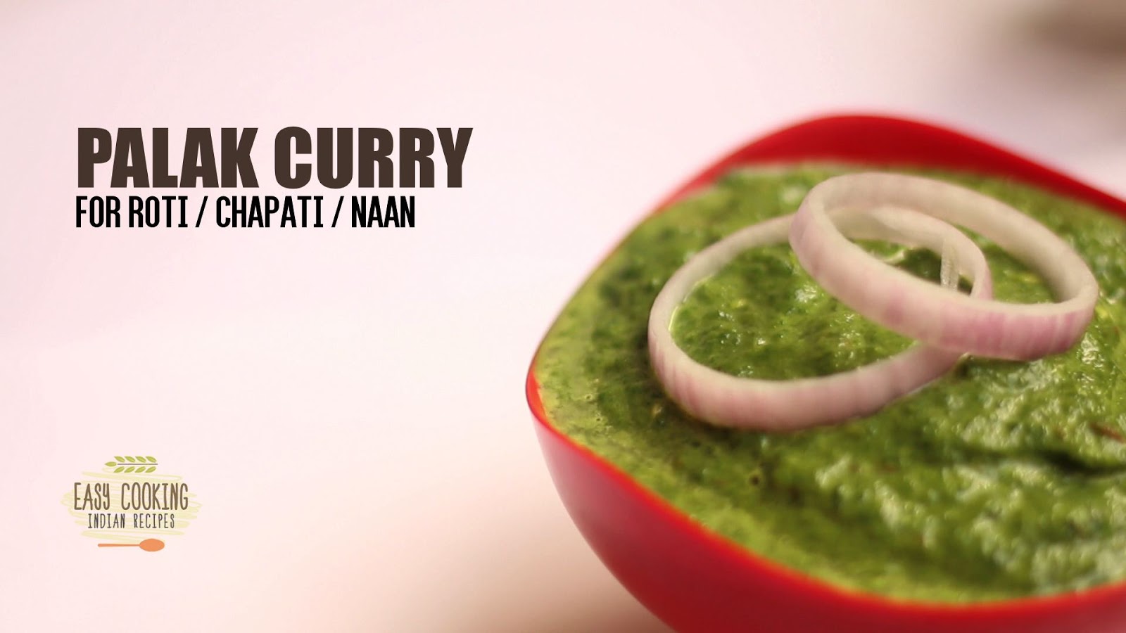 Plain Palak Gravy Curry for Roti / Naan / Chapati without Paneer