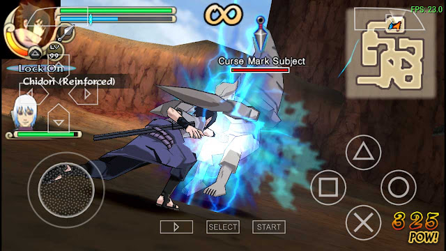 seting grafik hd naruto ninja impact android