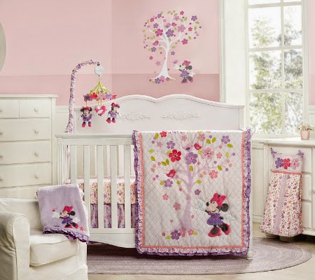 Dormitorios para bebés tema Minnie - Ideas para decorar dormitorios