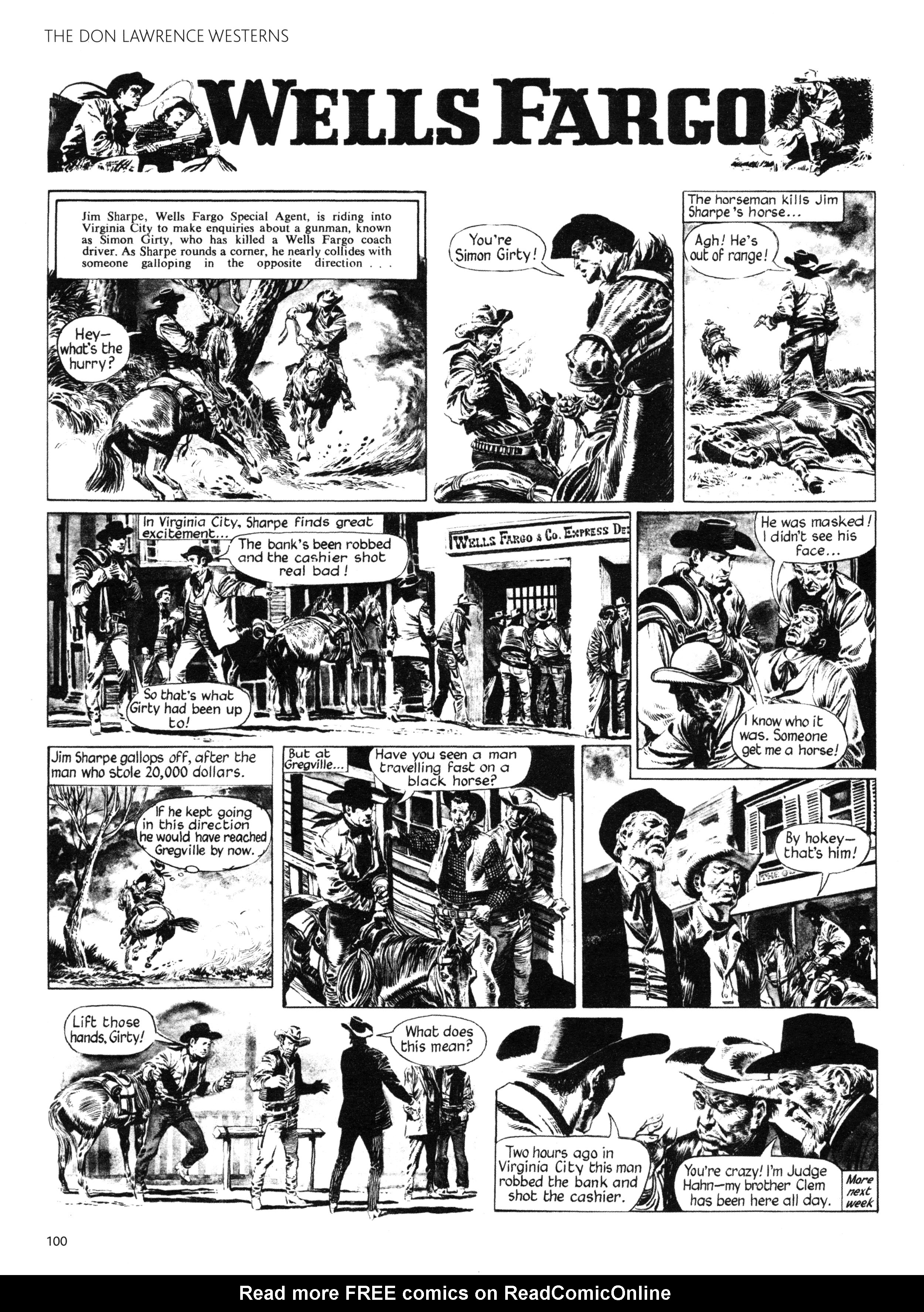 Read online Don Lawrence Westerns comic -  Issue # TPB (Part 2) - 1
