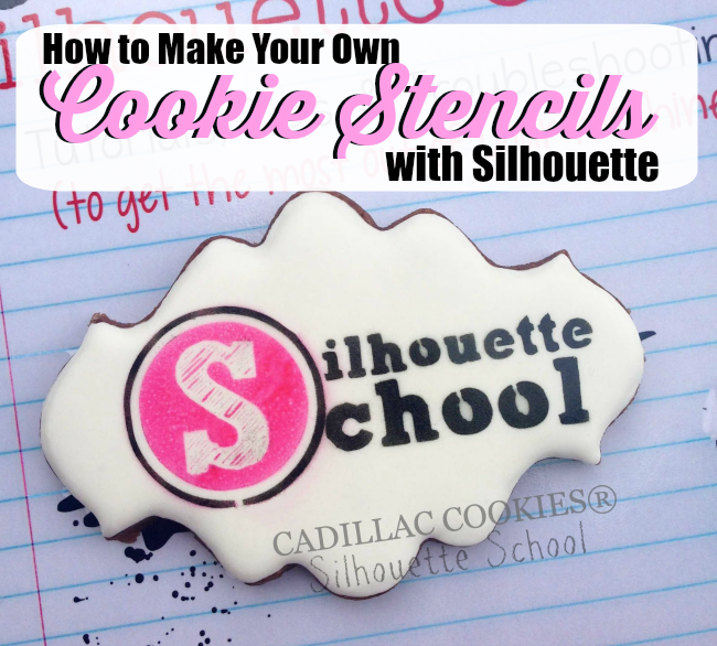 Silhouette Cameo, cookie stencil, DIY, do it yourself