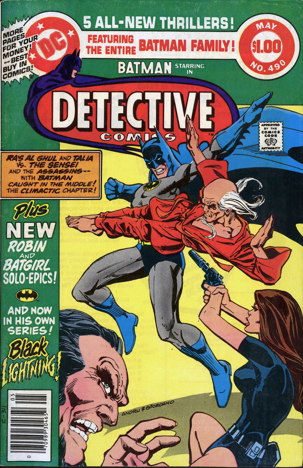 Read online Detective Comics (1937) comic -  Issue #490 - 1