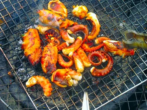 3 Vietnamese Delicious Octopus Street food in Saigon