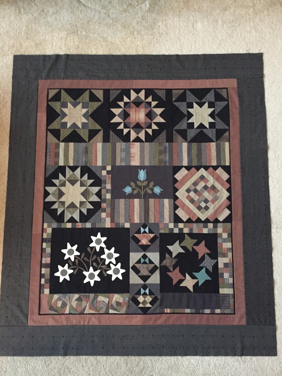 One World Quilting Twilight Garden Finishing Your Top