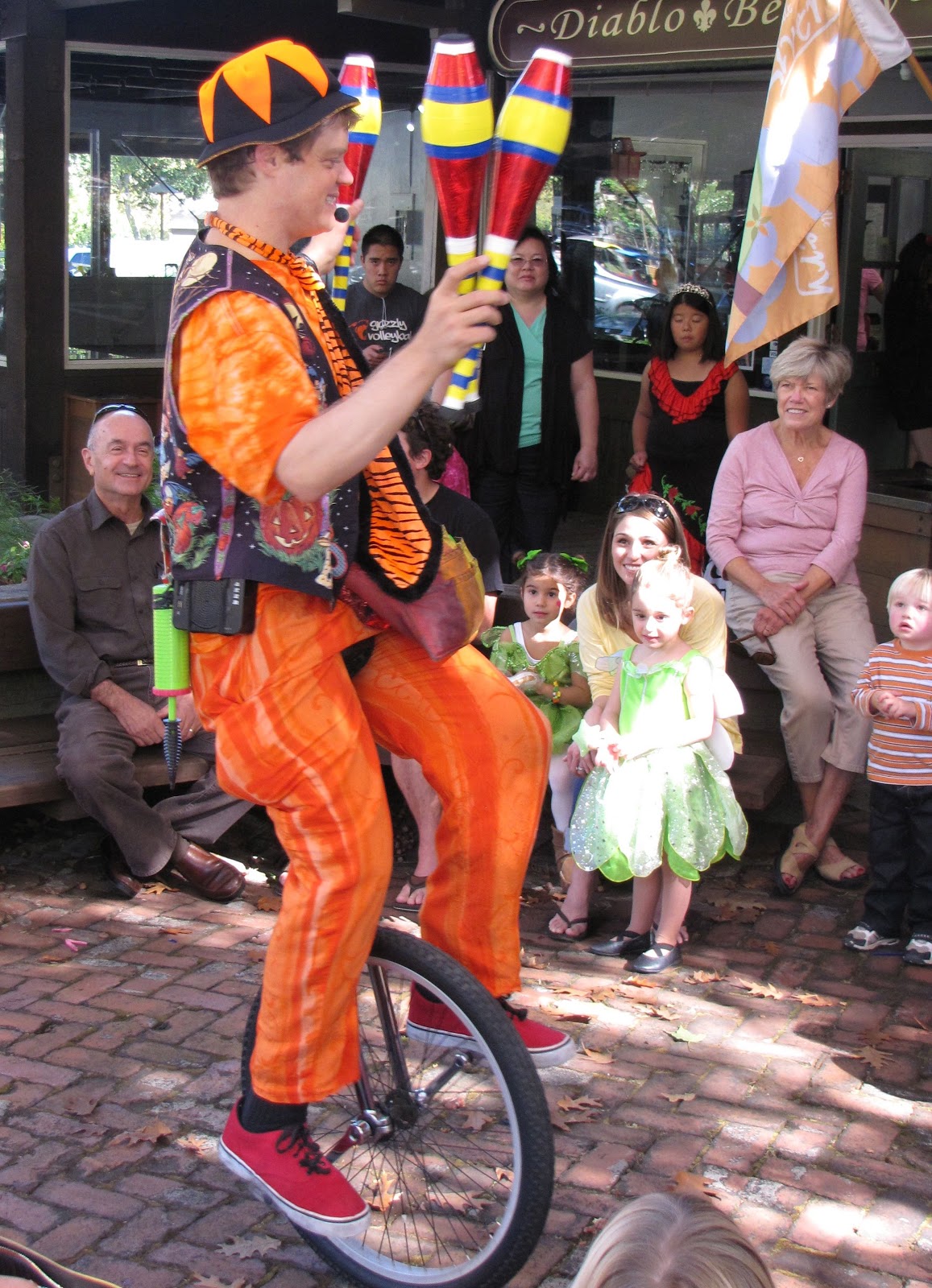 Celebrity Gems Entertainment Juggler on a Unicycle full of tricks at