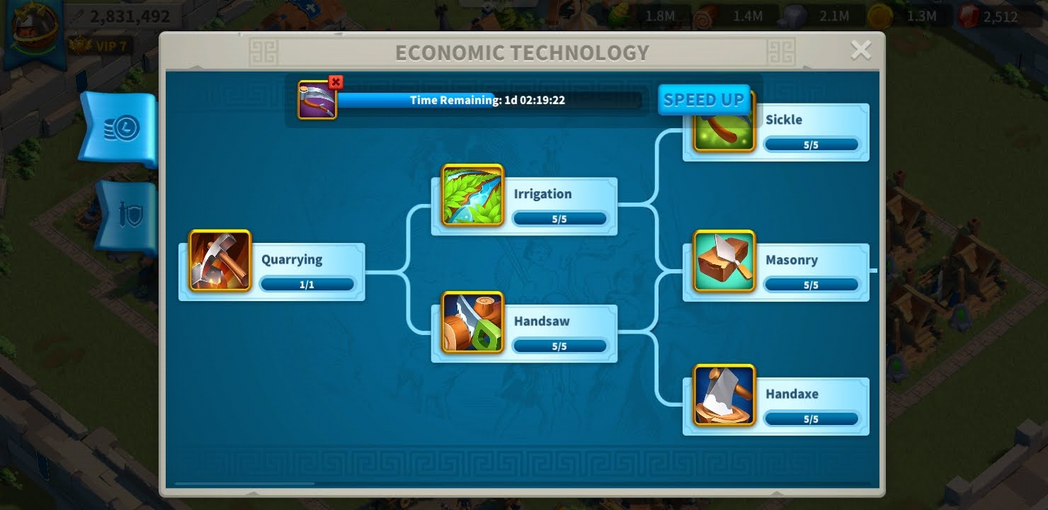 Power up faster in Rise of Kingdoms