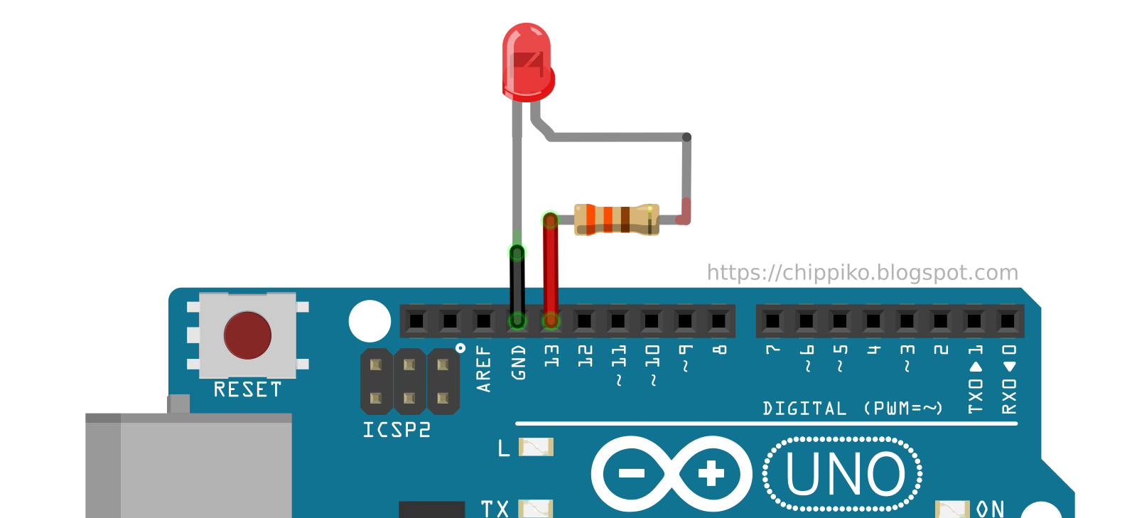 How to Turn on Arduino Uno's Internal LED