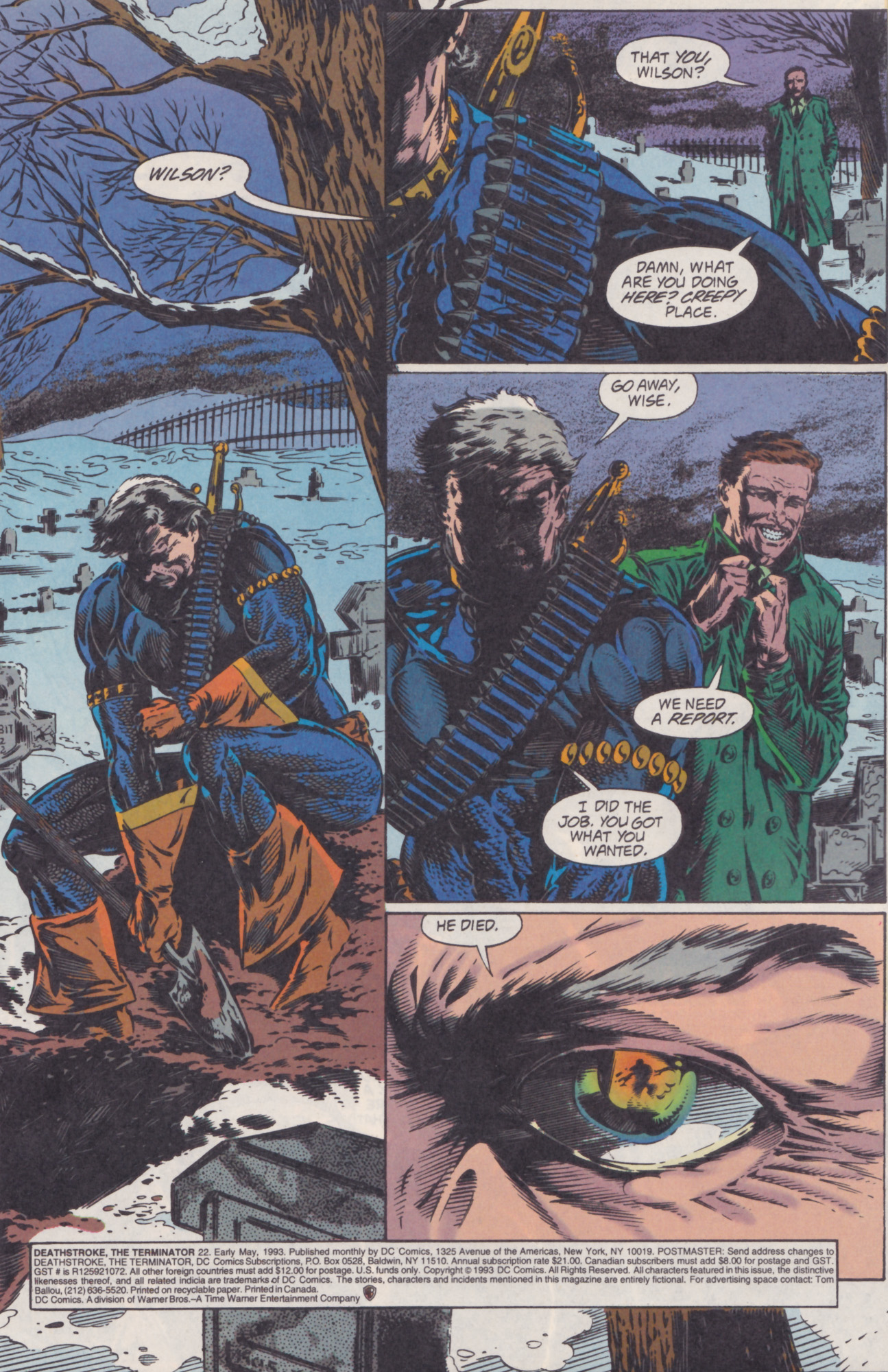 Read online Deathstroke (1991) comic -  Issue #22 - 2