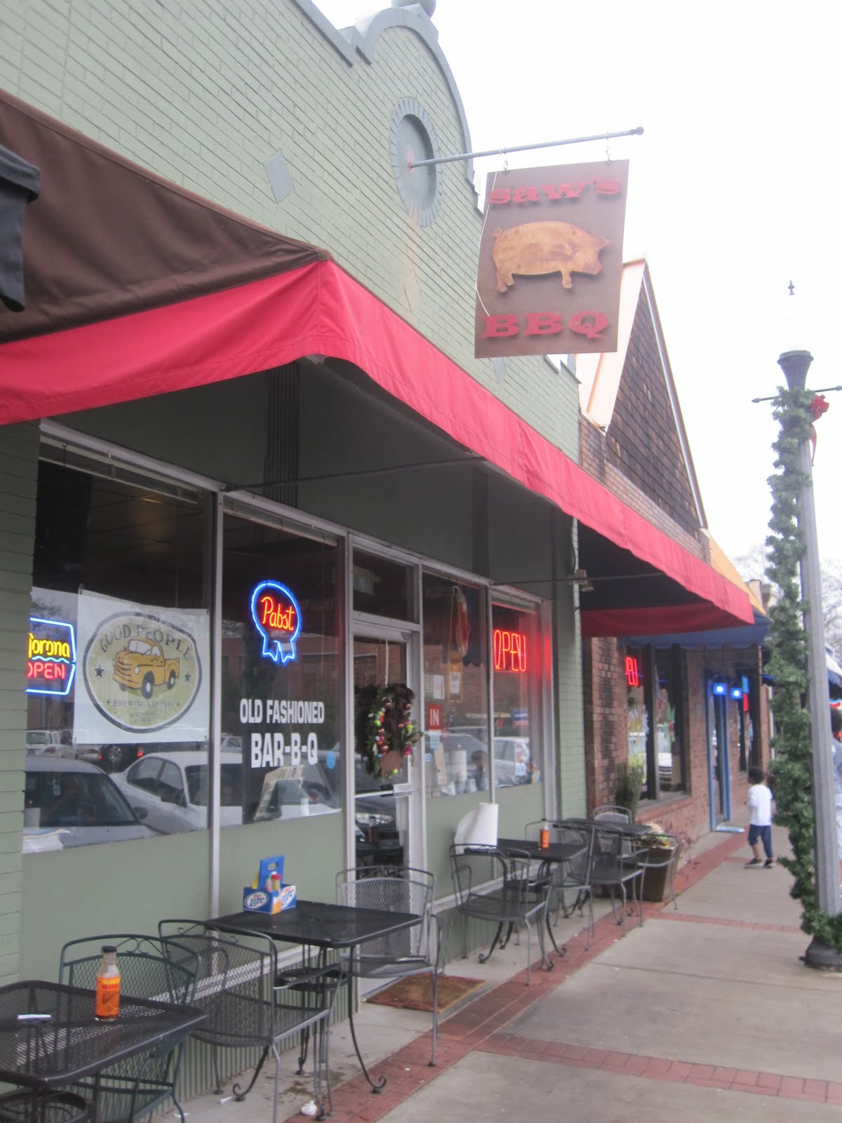 Man Up Tales of Texas BBQ™ The rest from Saw's BBQ (Homewood, AL)