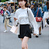 Street beat: Tokyo fashion beauty skirt shorts elegant Fan! (Photos)