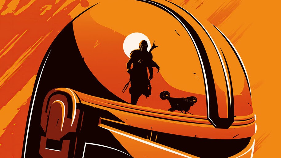 The Mandalorian, Minimalist, 4K, #7.984