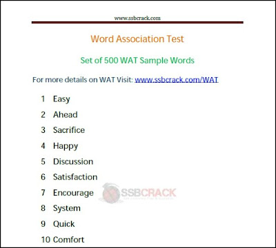 List word association Word Association