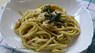 linguine asparagi e gamberetti