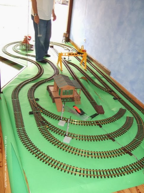 vias tren playmobil
