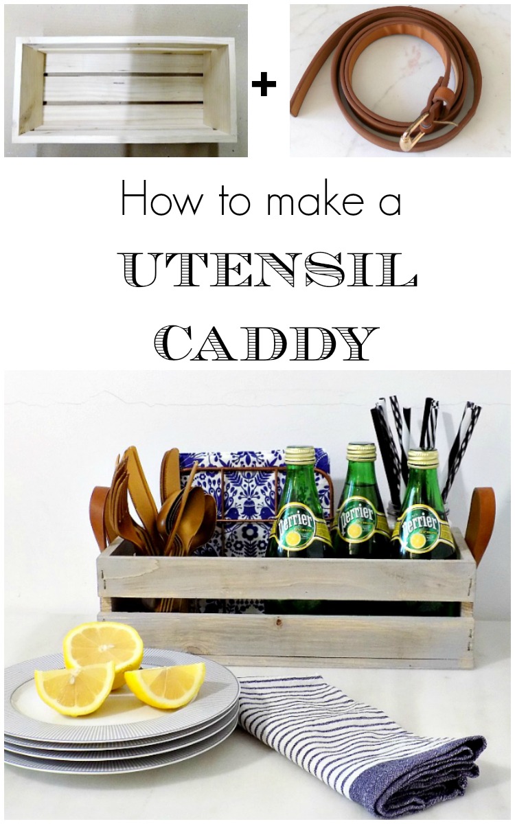 DIY utensil caddy Δίσκος καφάσι για πολλές χρήσεις! Art