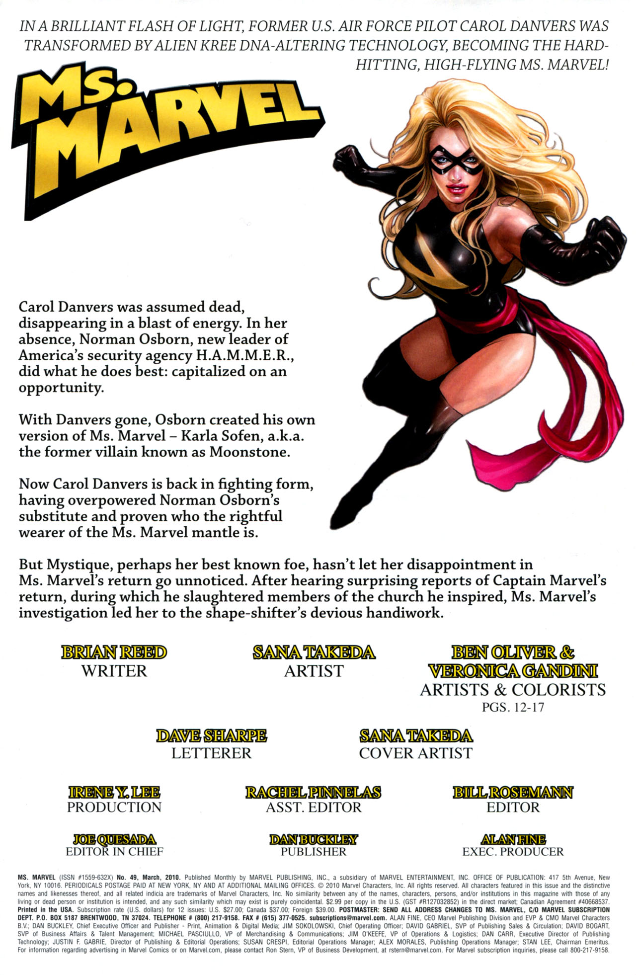 Read online Ms. Marvel (2006) comic -  Issue #49 - 2