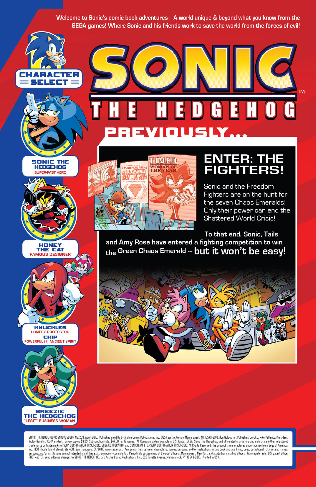 Read online Sonic The Hedgehog comic -  Issue #269 - 3