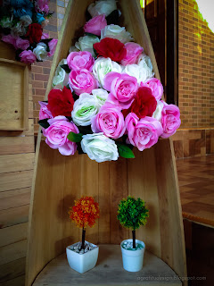 Little Touch Flowers Wedding Decorations In The Wedding Ceremony At Tuka Village, Badung, Bali, Indonesia