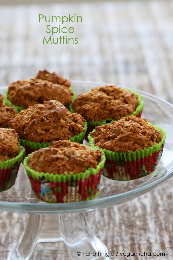 Spiced Coconut Pumpkin Muffins. Vegan Recipe - Vegan Richa