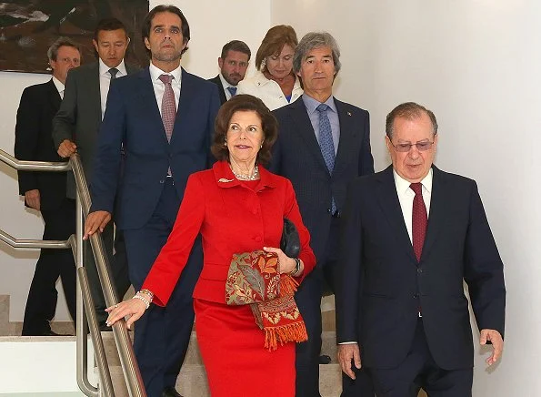 Queen Silvia attended the opening of new building of Princess D. Amelia Hospital and visited the Funchal Botanical Garden