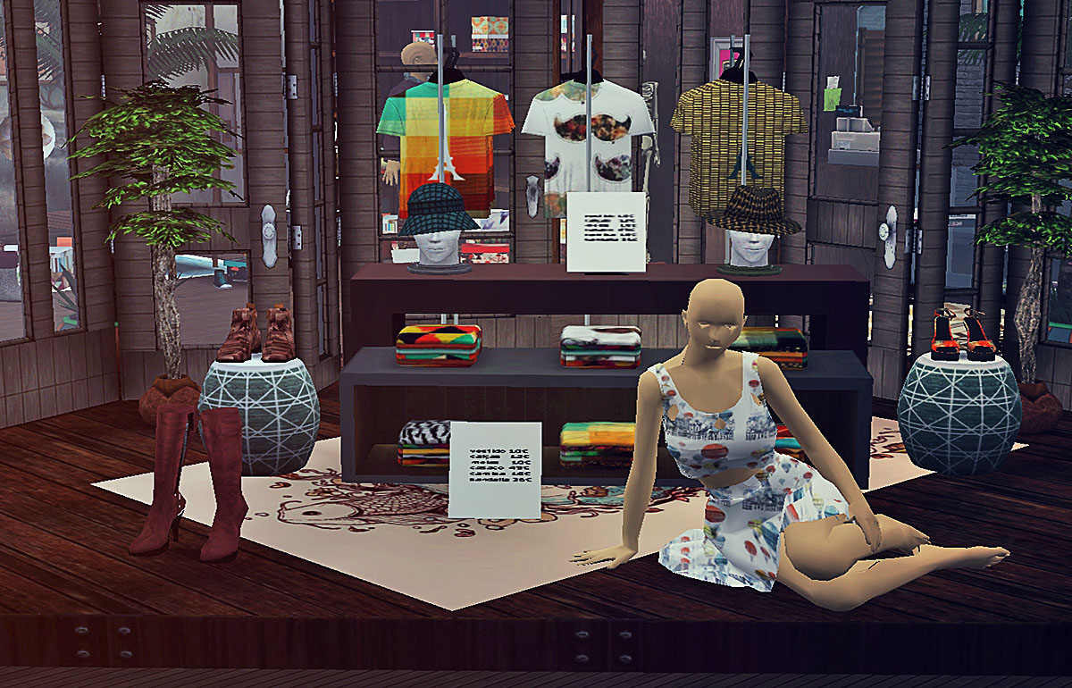 My Sims 3 Blog: Urban Outfitters Community Lot (Hangout) by The Other Sim