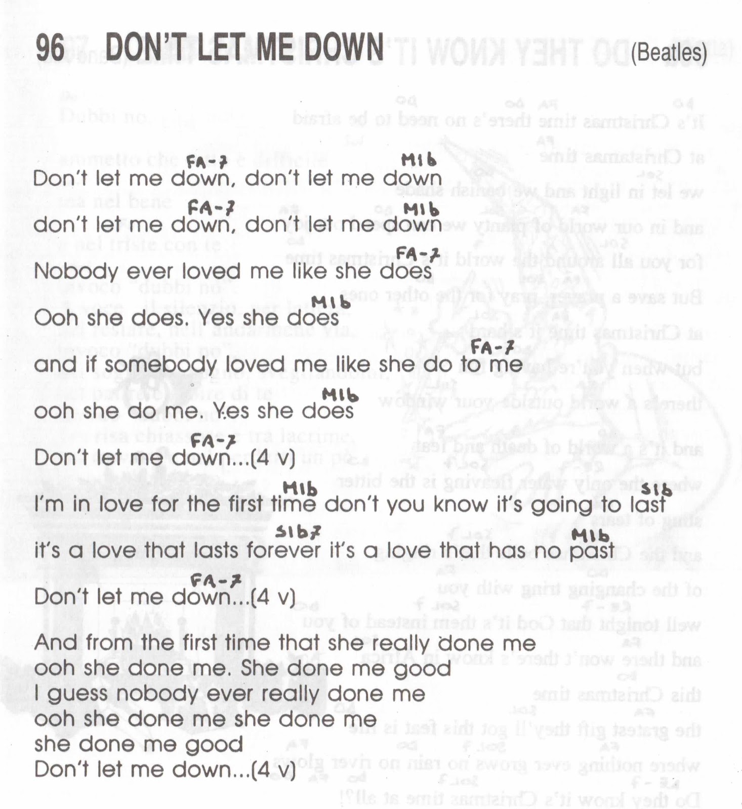 BODI SONČEK 19 DON'T LET ME DOWN (Beatles) BODI SONČEK 19 DON'T LET ME DOWN (Beatles)