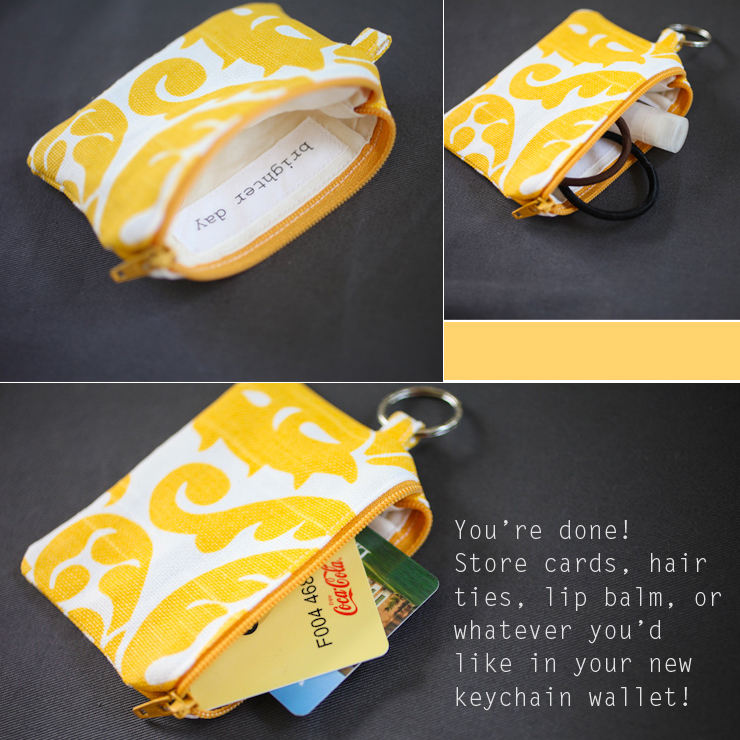 diy key pouch