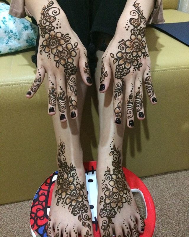 Macam Macam Model Henna Pengantin Terbaru 2019