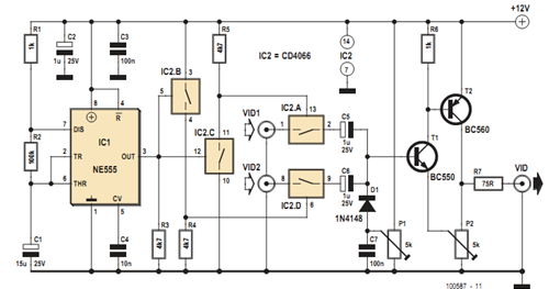 Video Switch for Intercom System | Circuits-Projects