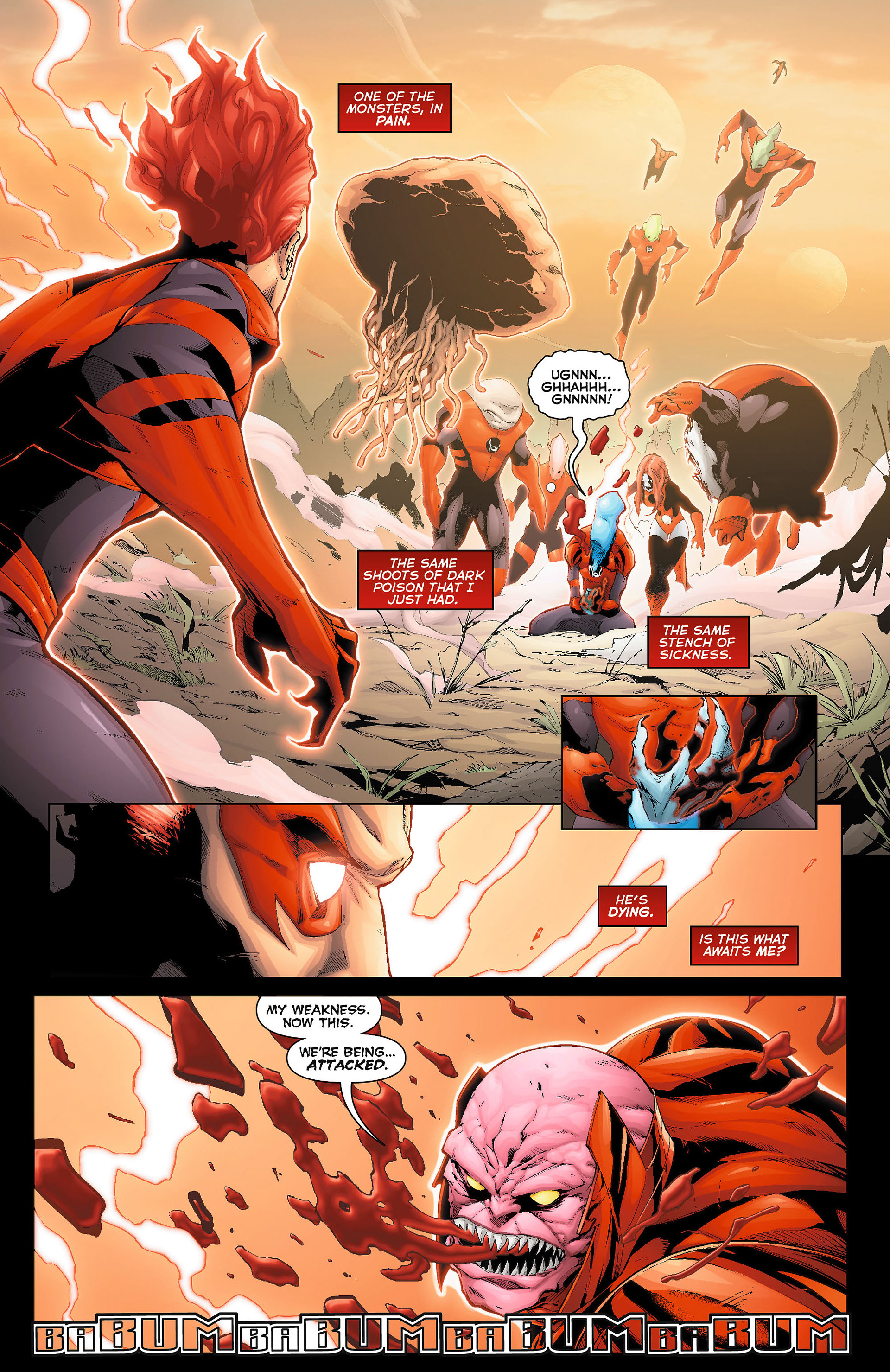 Read online Red Lanterns comic -  Issue #8 - 9