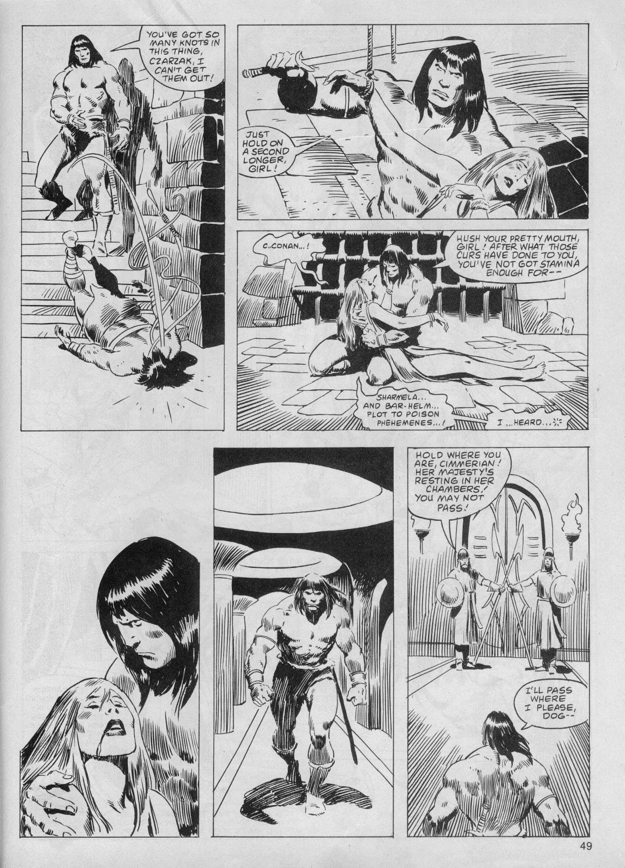 Read online The Savage Sword Of Conan comic -  Issue #61 - 49