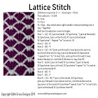 Lattice Knitting Stitch