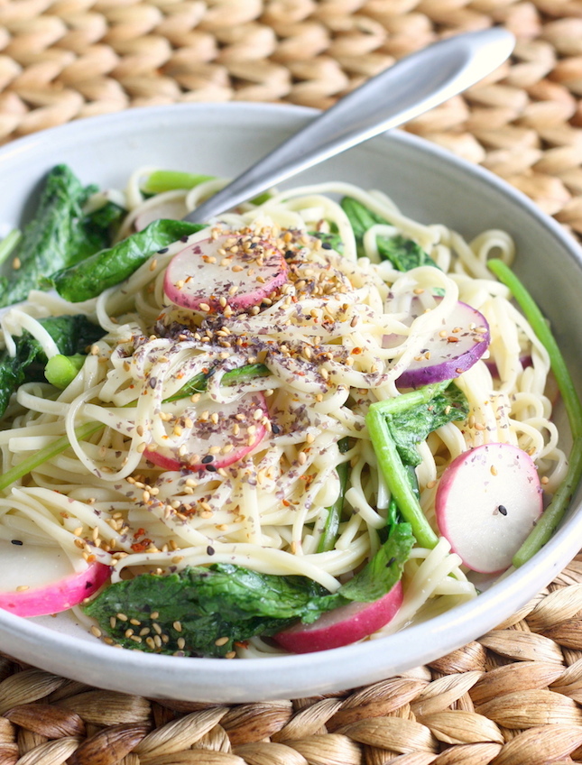 Udon Noodles with Sweet Miso Sauce by SeasonWithSpice.com