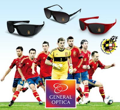 gafas de sol oficiales de la Selección Española de fútbol General Optica
