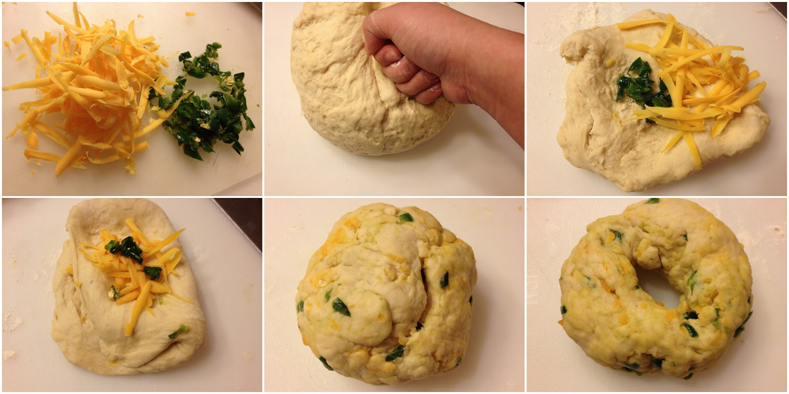 Jalapeno Cheddar Bagels