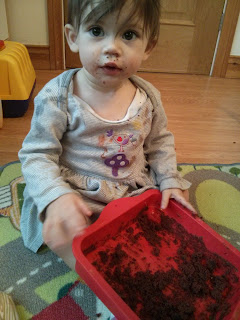 Eating cake