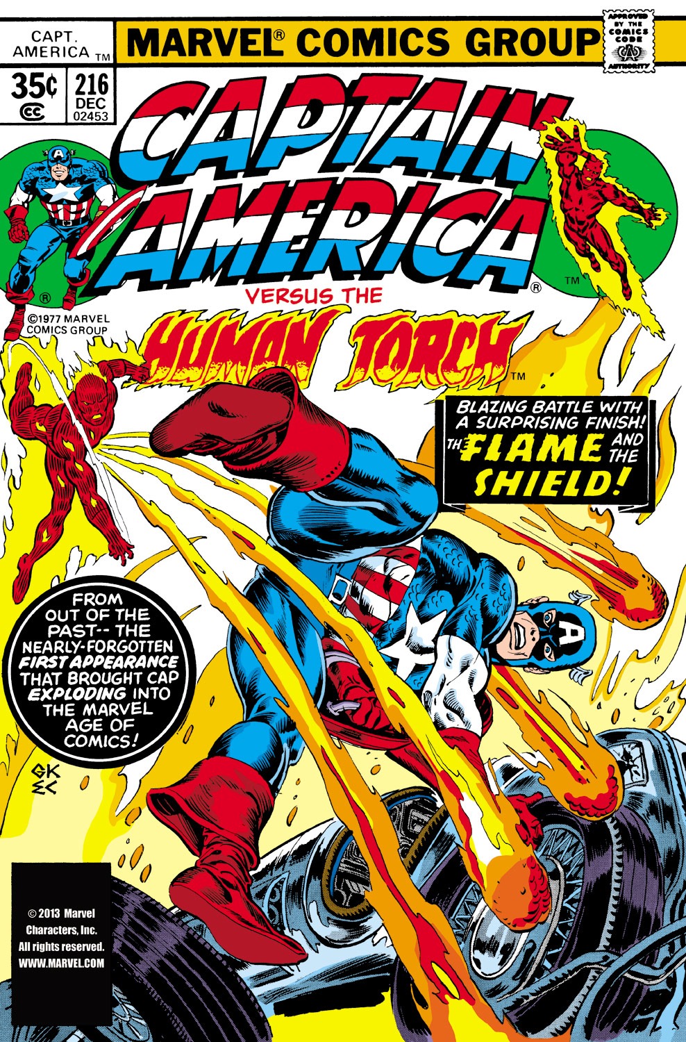 Read online Captain America (1968) comic -  Issue #216 - 1