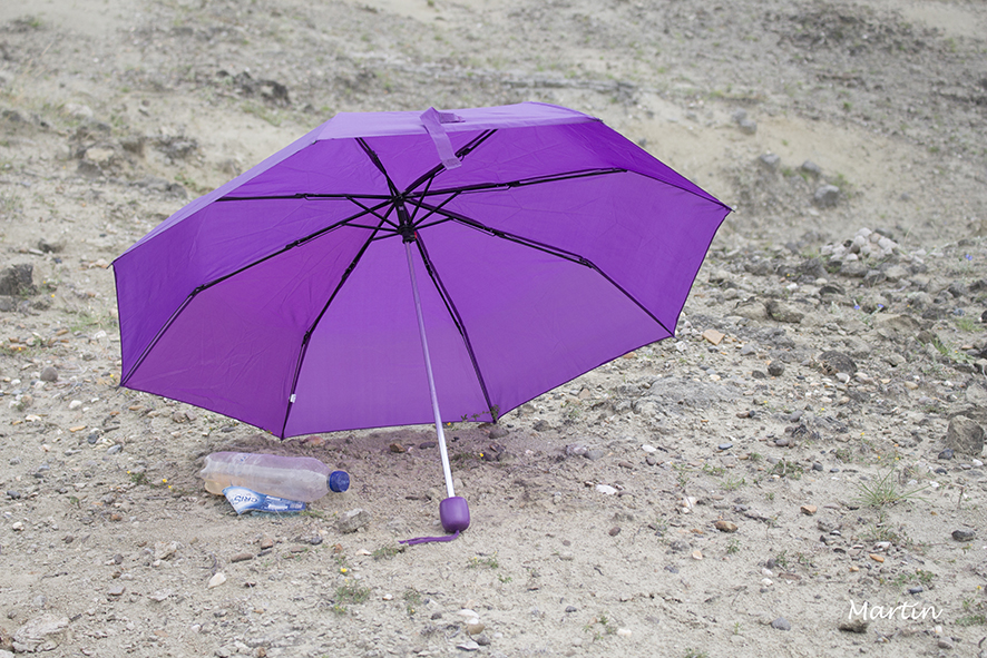 Una sombrilla para proteger la naturaleza