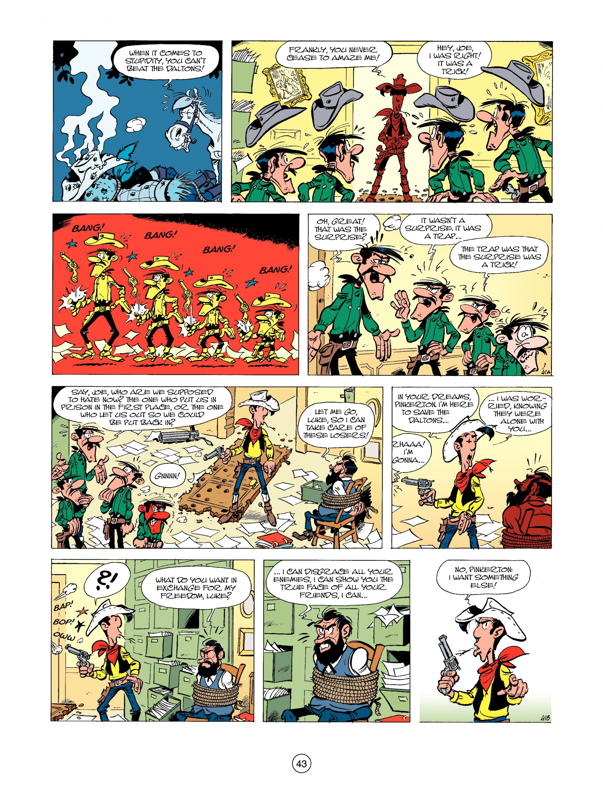 Read online A Lucky Luke Adventure comic -  Issue #31 - 43