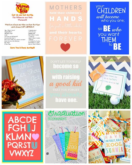45 Free Printables for just about anything you can think of! #freeprintables