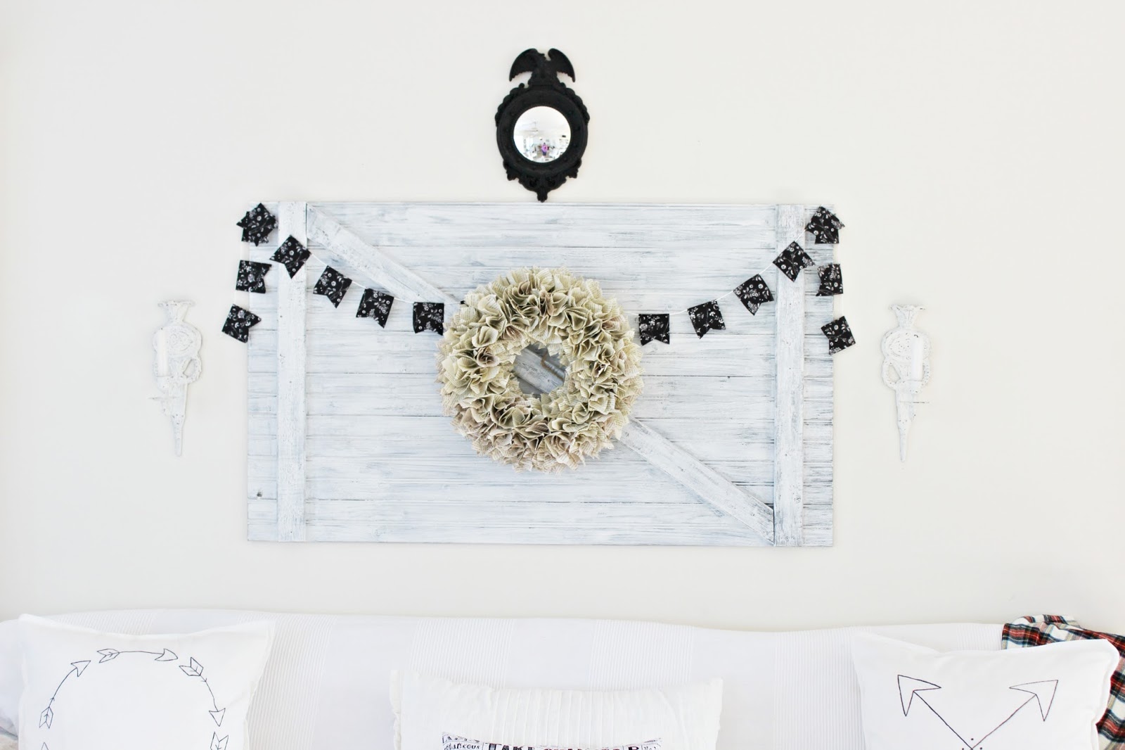 Happy At Home: Black and White Cottage Style Living Room