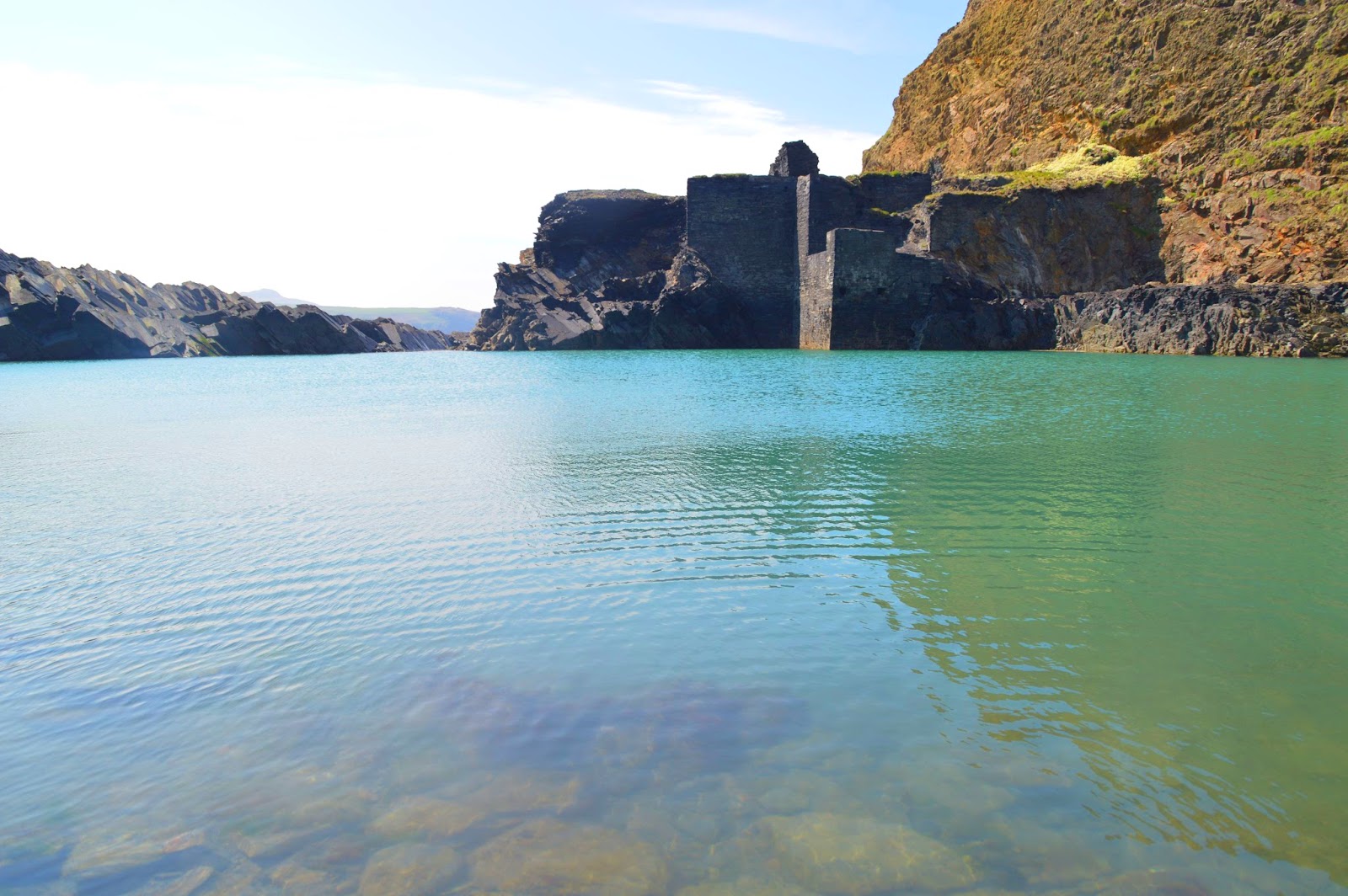 , Photographing Pembrokeshire- Blue Lagoon Abereiddy,