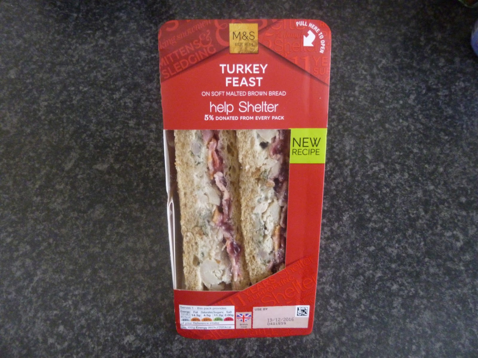 Marks & Spencer Food Reviews M&S Turkey Feast Sandwiches