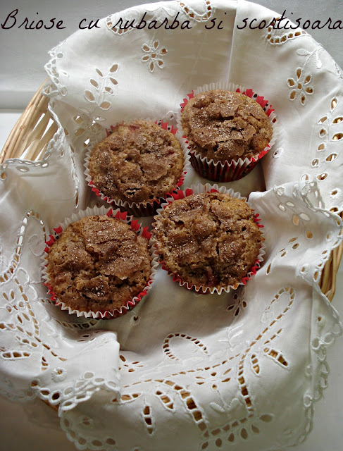 BRIOSE CU RUBARBA SI SCORTISOARA