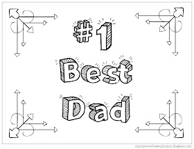 free Father's day coloring pages to print