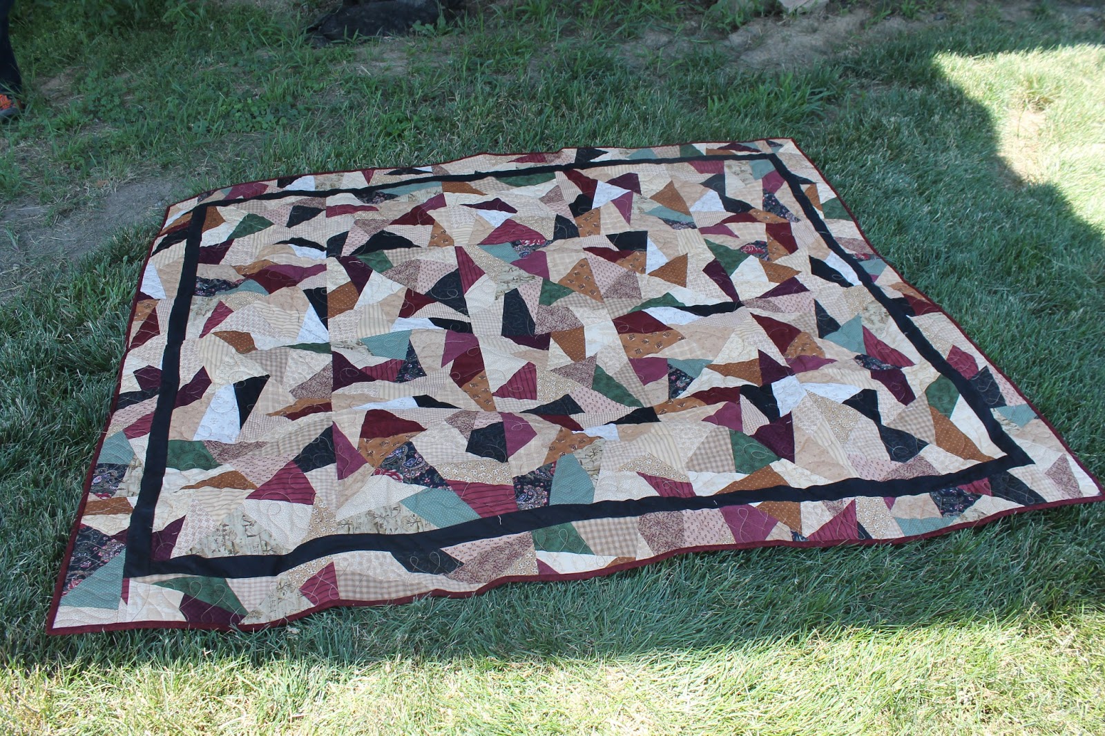 Crazy Quilt Charity Project FINISHED!