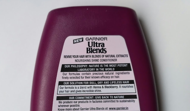 Garnier Ultra Blends Henna & Blackberry Nourishing Shine Conditioner