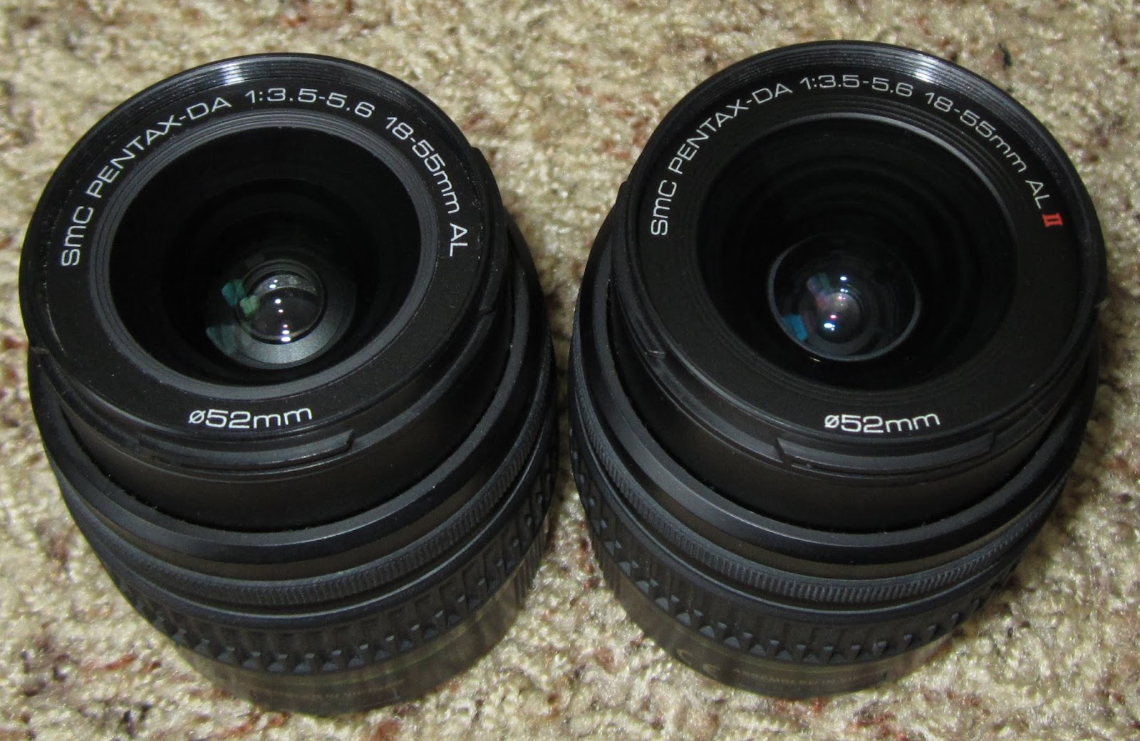 The Chens The User's Review SMC Pentax DA 18 55 mm AL vs. DA 18